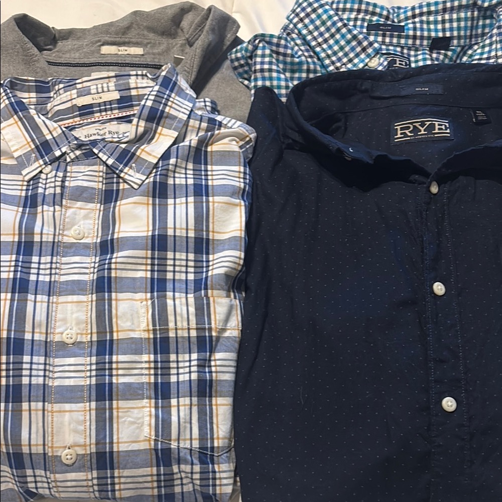 Rye Blue Button-Up Shirt